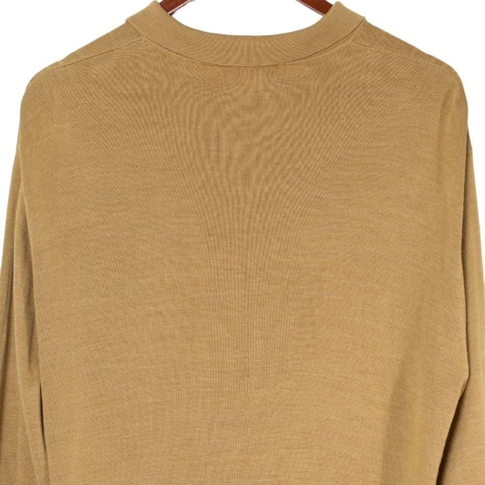 Geoffrey Beene Tussian Silk Blend Collared Sweater Men's Medium 90s Soft Knit - Picture 9 of 11